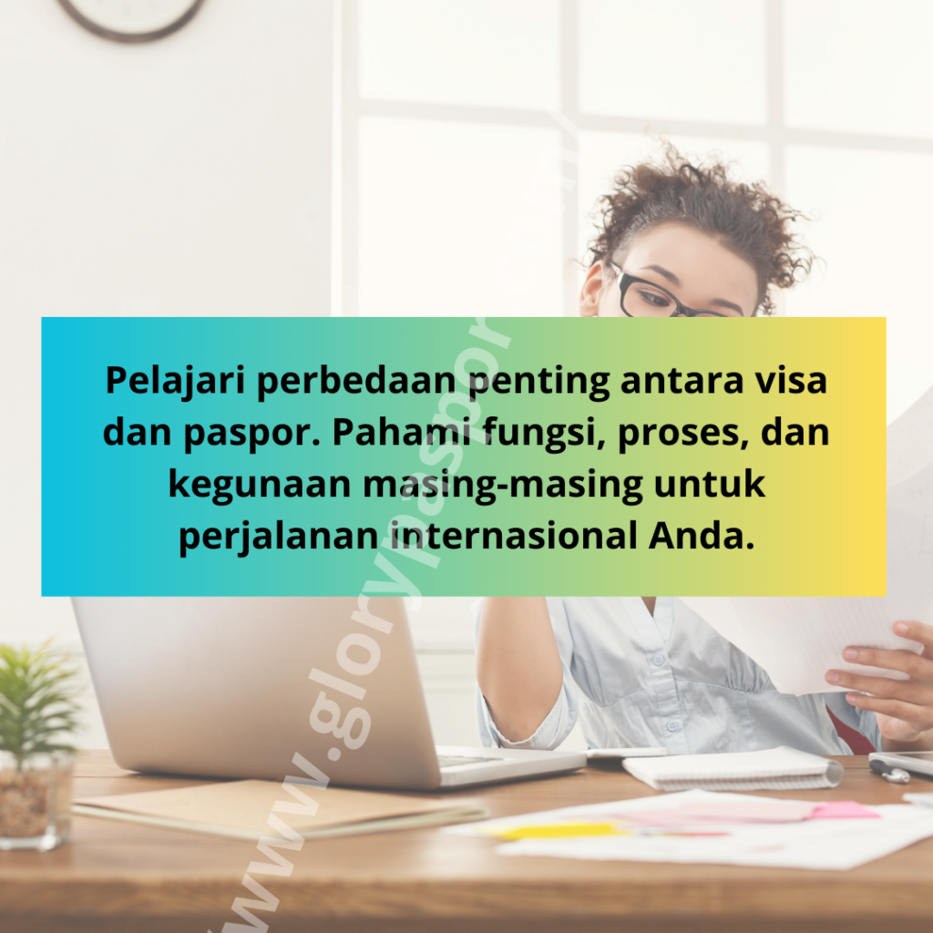 Visa dan paspor apakah sama?